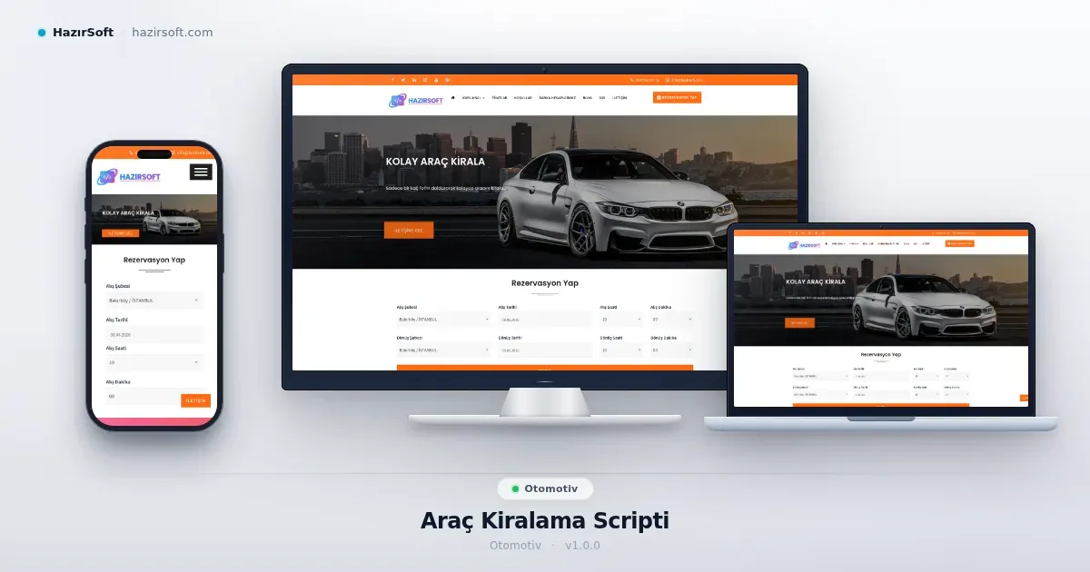 Araç Kiralama Scripti