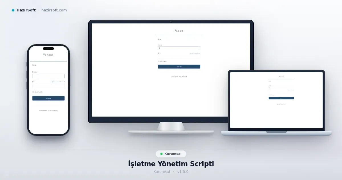 İşletme Yönetim Scripti