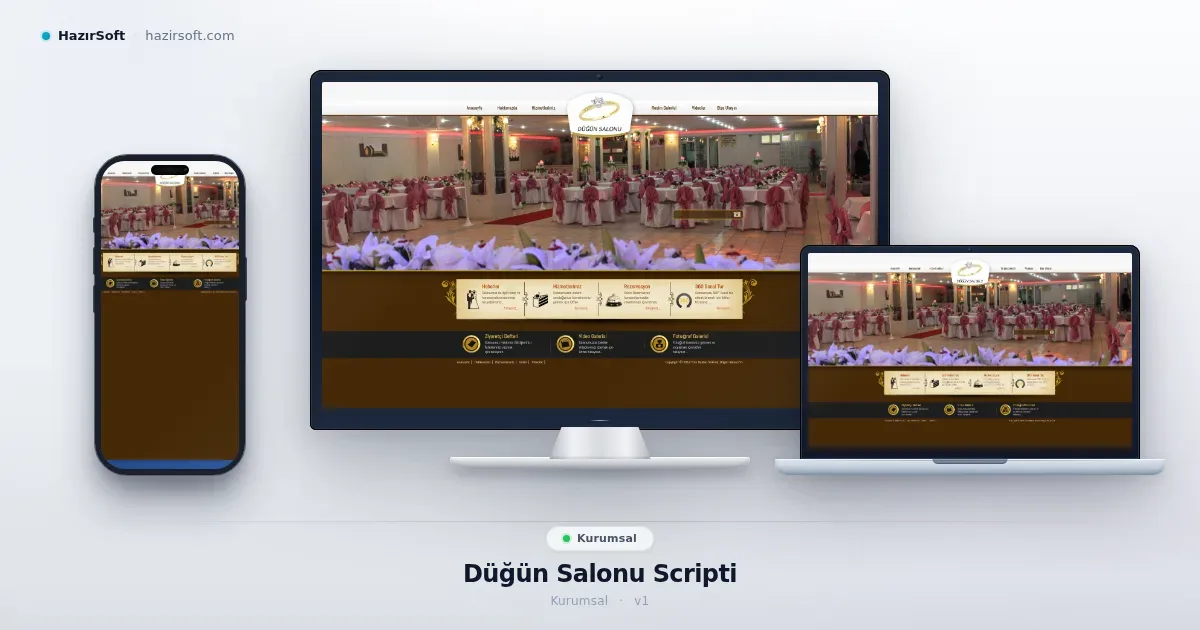 Düğün Salonu Scripti