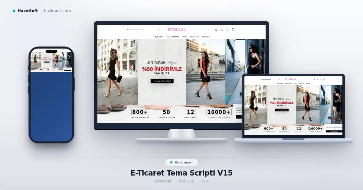 E-Ticaret Tema Scripti V15