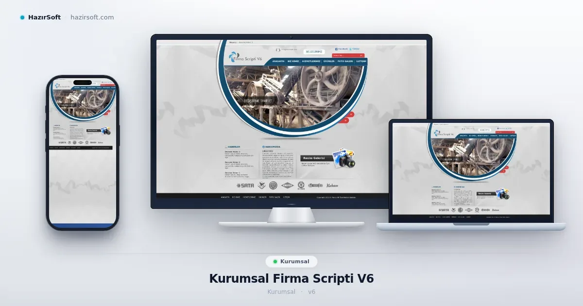 Kurumsal Firma Scripti V6