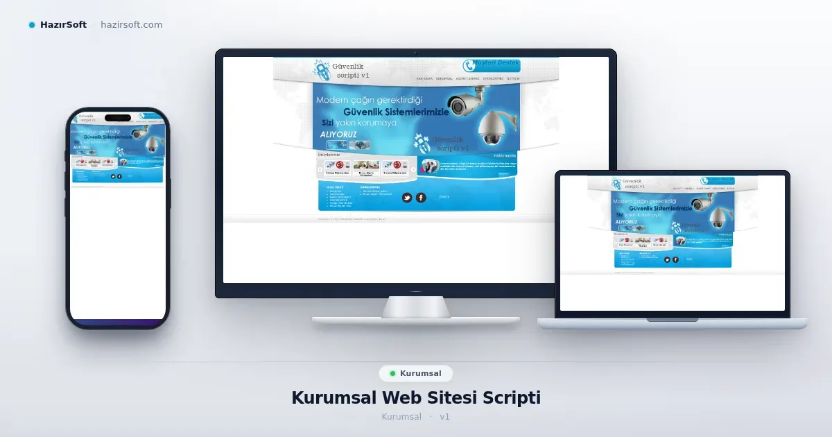 Kurumsal Web Sitesi Scripti