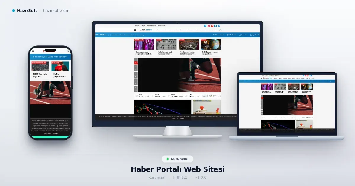 Haber Portalı Web Sitesi
