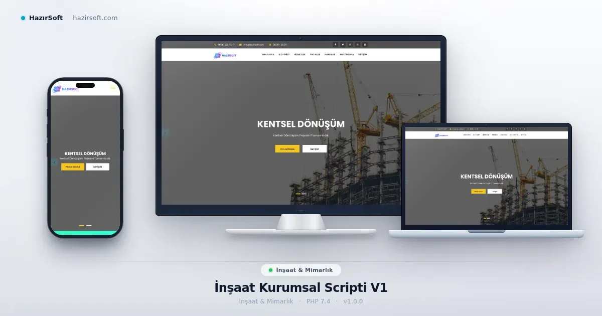 İnşaat Kurumsal Scripti V1