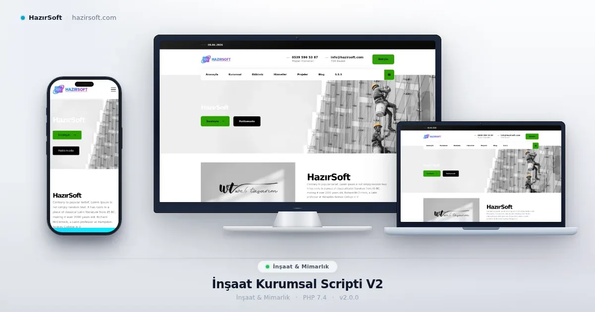 İnşaat Kurumsal Scripti V2