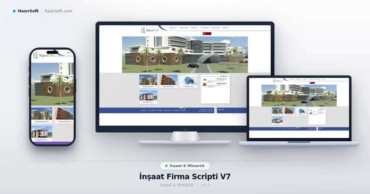 İnşaat Firma Scripti V7