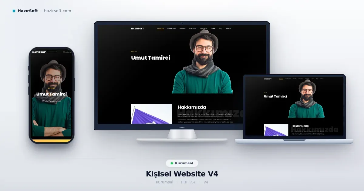 Kişisel Website V4