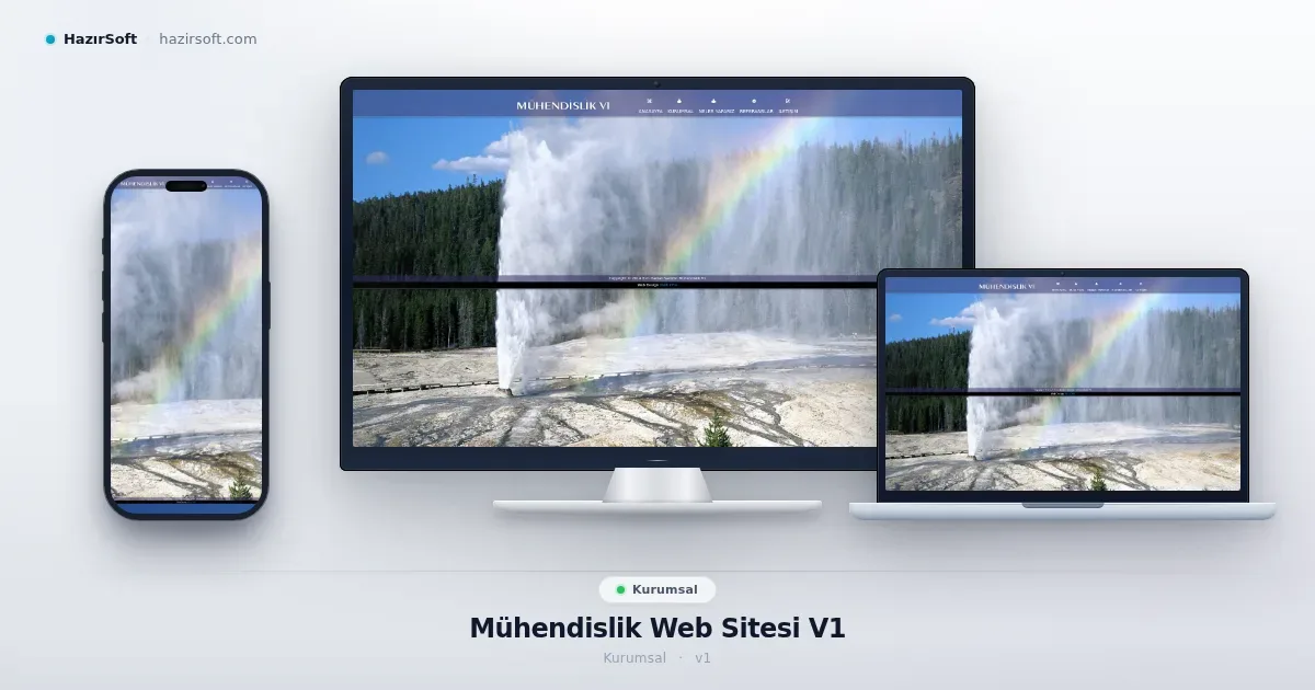 Mühendislik Web Sitesi V1