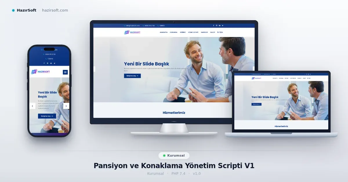 Pansiyon ve Konaklama Yönetim Scripti V1