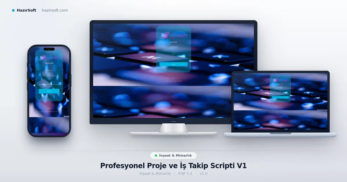 Profesyonel Proje ve İş Takip Scripti V1