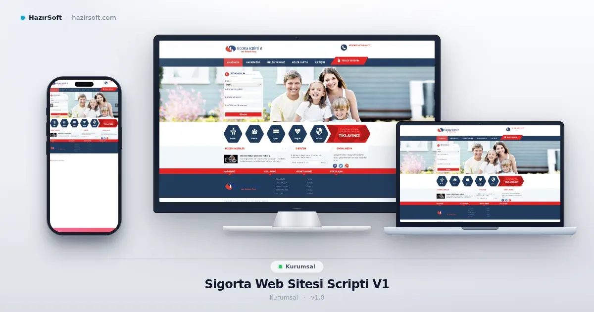 Sigorta Web Sitesi Scripti V1