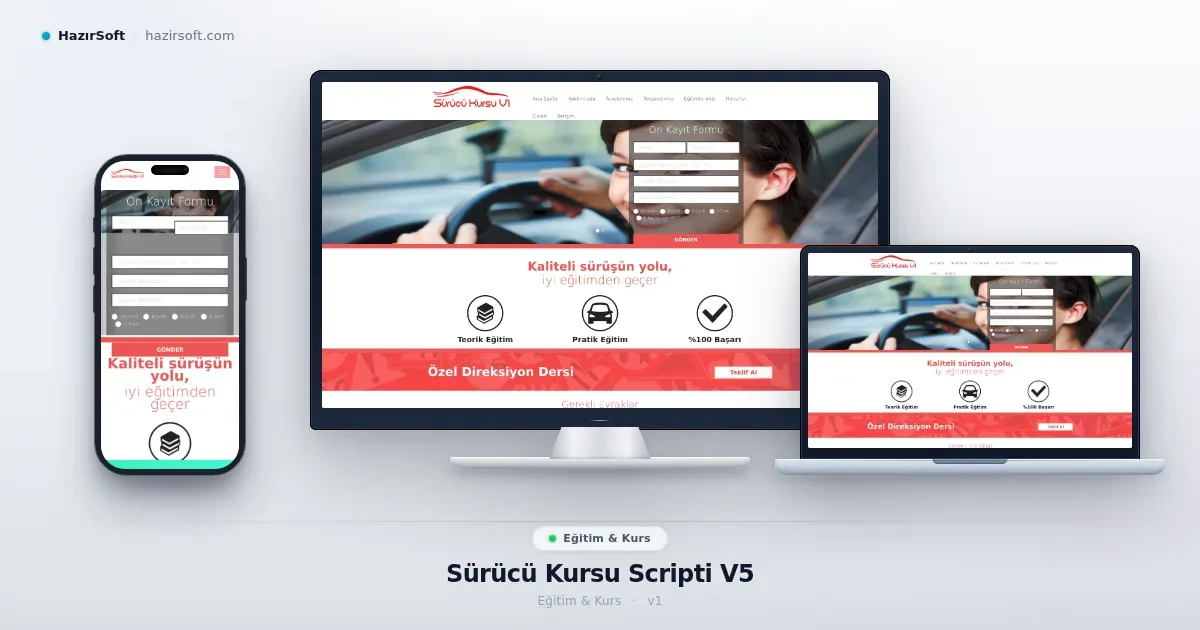 Sürücü Kursu Scripti V5