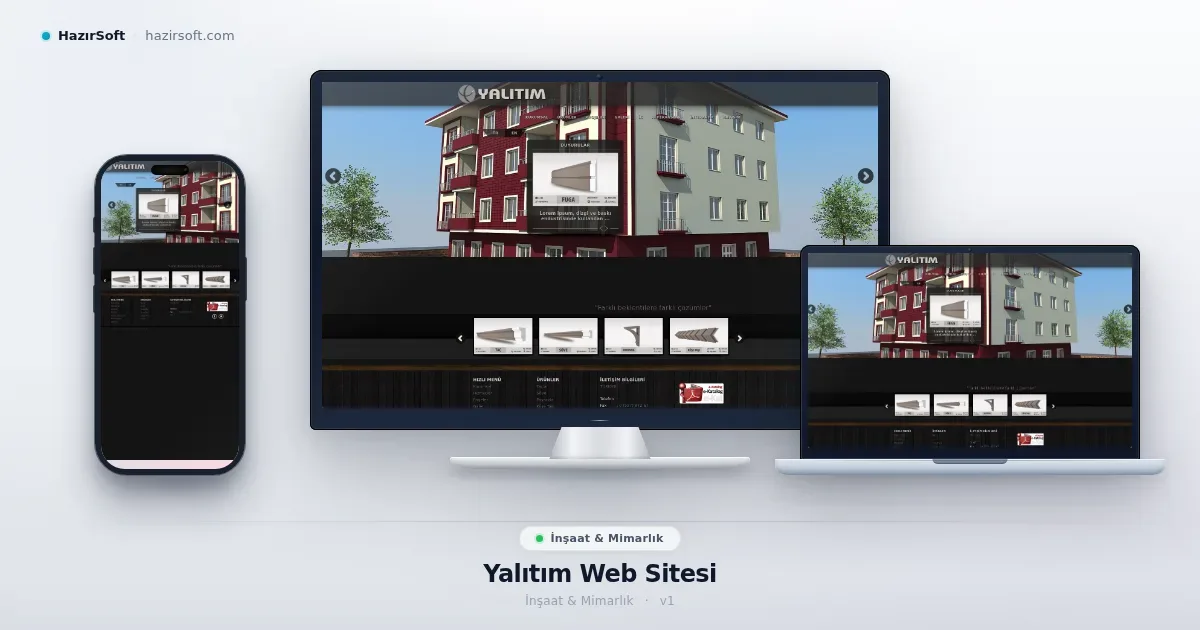 Yalıtım Web Sitesi
