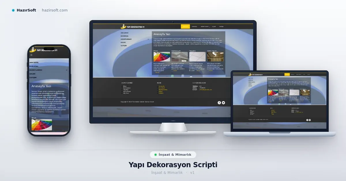 Yapı Dekorasyon Scripti