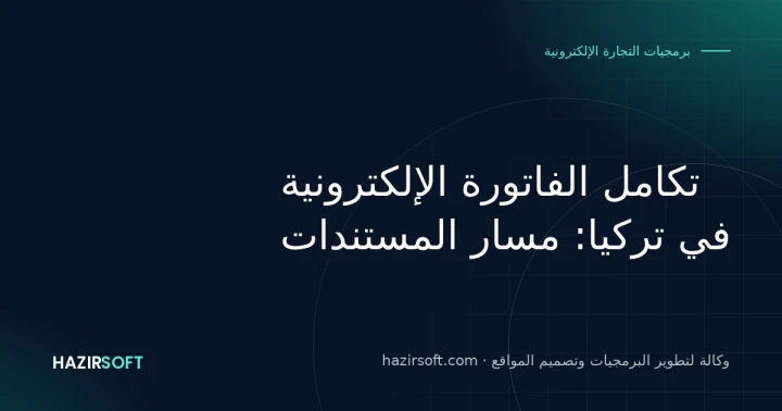 تكامل الفاتورة الإلكترونية في تركيا: مسار المستندات