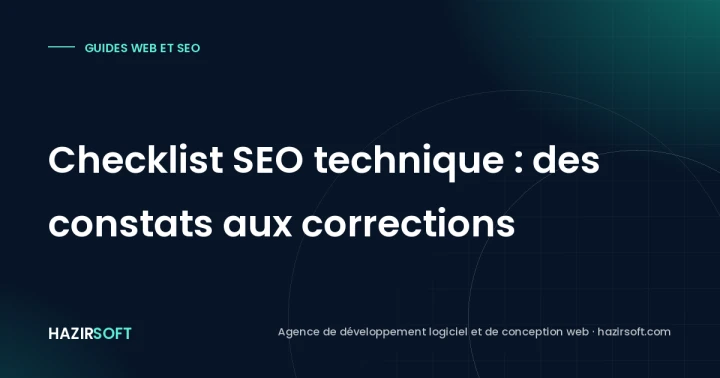 Checklist SEO technique : des constats aux corrections